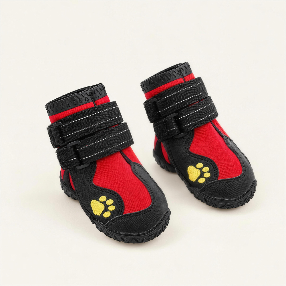 Scarpe per cani, set da 4